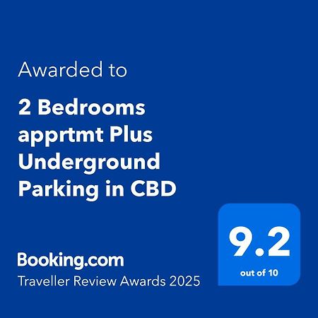 2 Bedrooms Apprtmt Plus Underground Parking In Cbd Крайстчърч Екстериор снимка