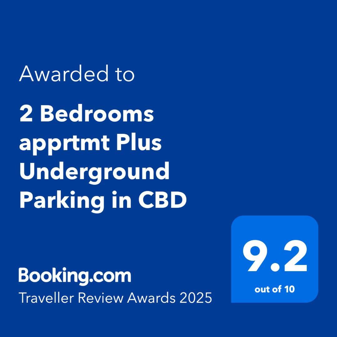 2 Bedrooms Apprtmt Plus Underground Parking In Cbd Крайстчърч Екстериор снимка